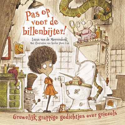 Pas op voor de billenbijter! – omslag van het luisterboek van Lucas van de Meerendonk
