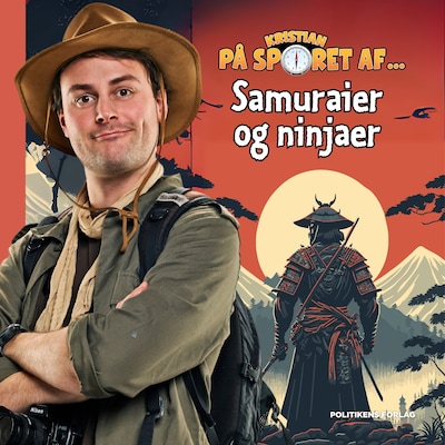Kristian på sporet af samuraier og ninjaer – omslag til lydbogen af Kristian Gintberg