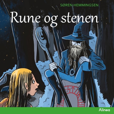 Rune og stenen – omslag til lydbogen af Søren Elmerdahl Hemmingsen