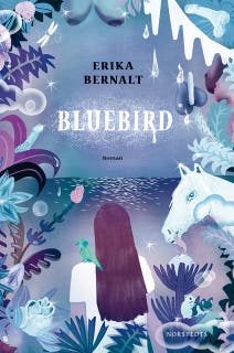 Bluebird – omslag till ljudboken av Erika Bernalt