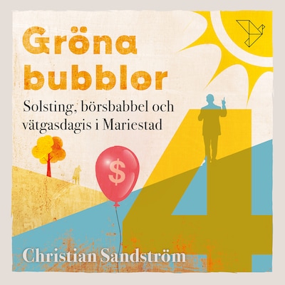 Gröna bubblor 4 – omslag till ljudboken av Christian Sandström