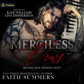 Merciless Vows: Blood and Thorns Duet, Book 1 – omslag till ljudboken av Faith Summers