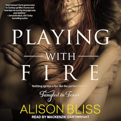 Playing With Fire – omslag til lydbogen af Alison Bliss
