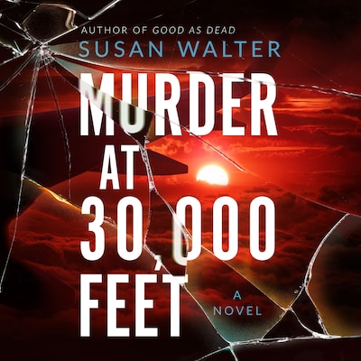 Murder at 30,000 Feet – omslag til lydbogen af Susan Walter