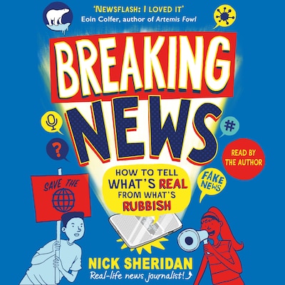 Breaking News – omslag til lydbogen af Nick Sheridan