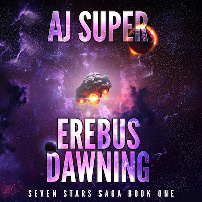 Erebus Dawning – omslag til lydbogen af AJ Super