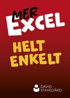 Mer Excel helt enkelt – omslag till ljudboken av David Stavegård