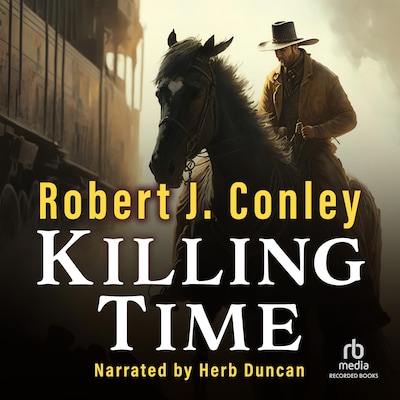 Killing Time – omslag van het luisterboek van Robert Conley