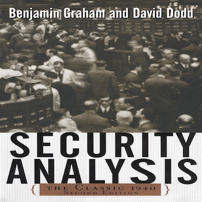 Security Analysis, 2nd Edition – omslag til lydbogen af Benjamin Graham, David Dodd