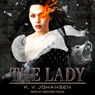 The Lady – omslag til lydbogen af K.V. Johansen