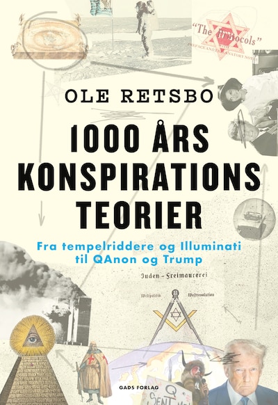 1000 års konspirationsteorier – omslag til lydbogen af Ole Retsbo