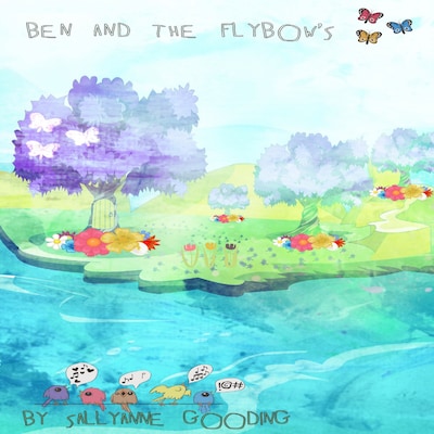 Ben and the Flybows – omslag van het luisterboek van Sallyanne Gooding