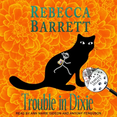 Trouble in Dixie – omslag til lydbogen af Rebecca Barrett
