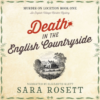 Death in the English Countryside – omslag til lydbogen af Sara Rosett
