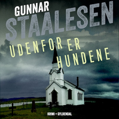Udenfor er hundene – omslag til lydbogen af Gunnar Staalesen