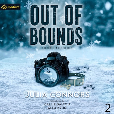 Out of Bounds – omslag til lydbogen af Julia Connors