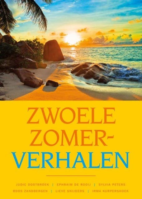 Zwoele zomerverhalen – omslag van het luisterboek van Judic Oostbroek