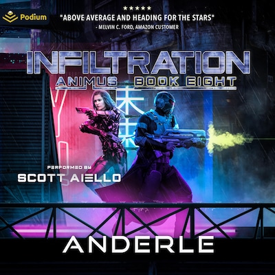 Infiltration – omslag til lydbogen af Joshua Anderle, Michael T Anderle