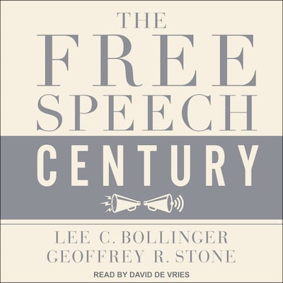 The Free Speech Century – omslag til lydbogen af Unknown Author