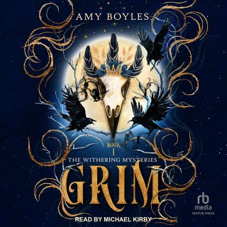 Grim – omslag till ljudboken av Amy Boyles