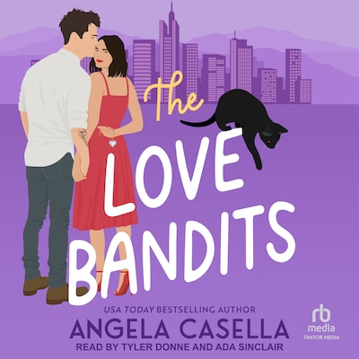 The Love Bandits – omslag til lydbogen af Angela Casella