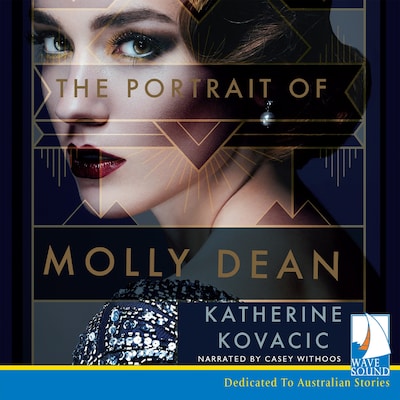 The Portrait of Molly Dean – omslag til lydbogen af Katherine Kovacic