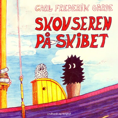Skovseren på skibet – omslag til lydbogen af Carl Frederik Garde