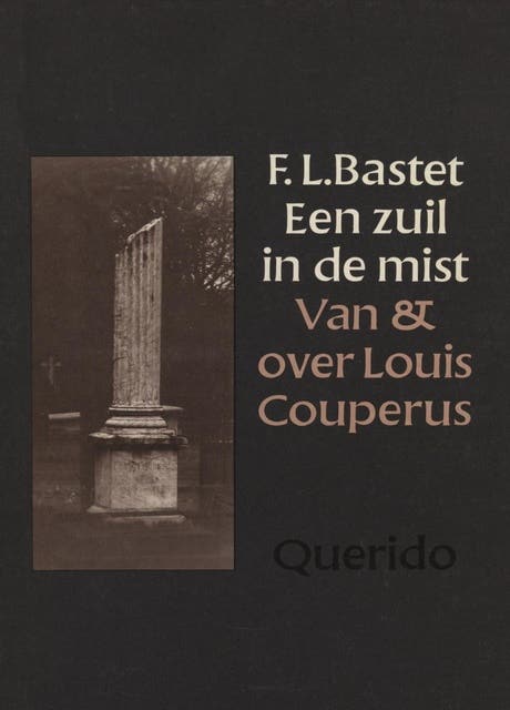 Een zuil in de mist: van en over Louis Couperus – omslag van het luisterboek van F.L. Bastet