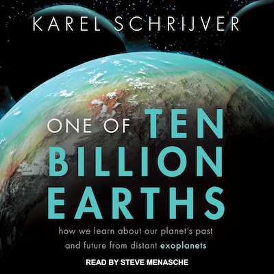 One of Ten Billion Earths – omslag til lydbogen af Karel Schrijver