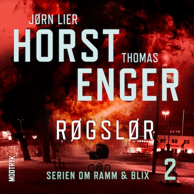 Røgslør – omslag til lydbogen af Jørn Lier Horst, Thomas Enger