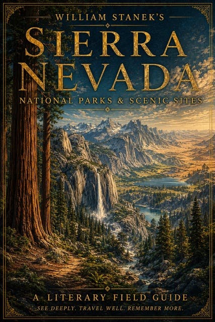 William Stanek's Sierra Nevada: A Literary Field Guide to Sierra Nevada National Parks & Scenic Sites – omslag til lydbogen af The Editors Of Our American National Parks
