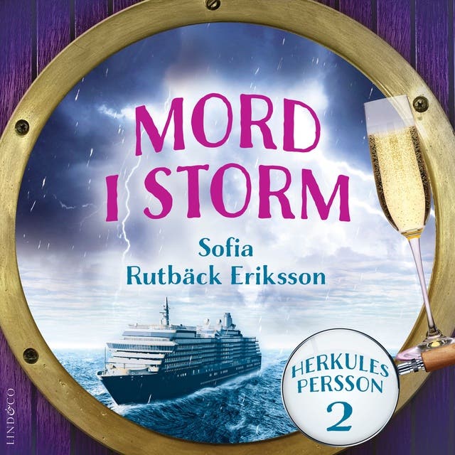 Mord i storm – omslag til lydbogen af Sofia Rutbäck Eriksson