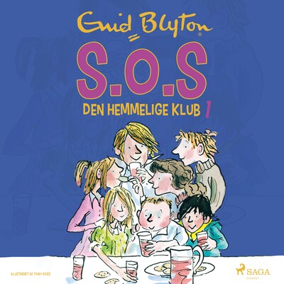 S.O.S - den hemmelige klub (1) – omslag til lydbogen af Enid Blyton