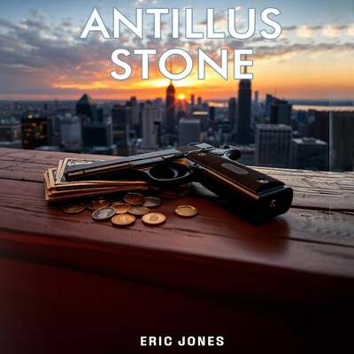 Antillus Stone – omslag til lydbogen af Eric Jones
