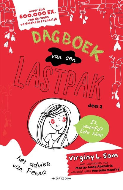 Dagboek van een lastpak - 2 – omslag van het luisterboek van Virginy L. Sam
