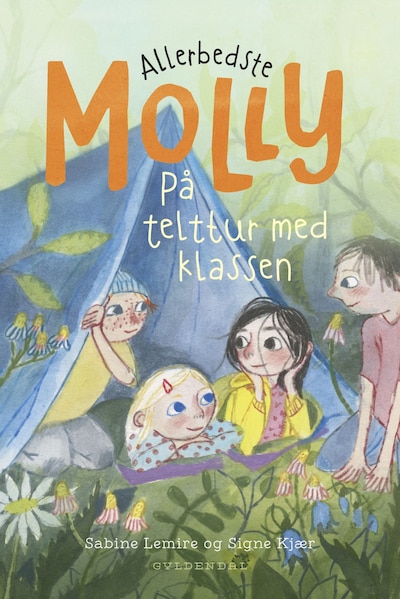 Allerbedste Molly 3 - På telttur med klassen – omslag til lydbogen af Sabine Lemire