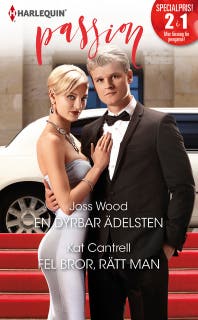 En dyrbar ädelsten / Fel bror, rätt man – omslag till ljudboken av Joss Wood,Kat Cantrell