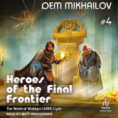 Heroes of the Final Frontier 4 – omslag til lydbogen af Dem Mikhailov
