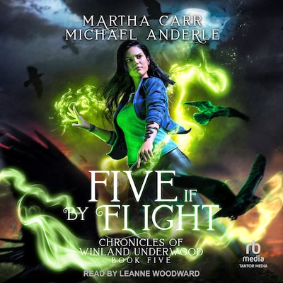 Five If By Flight – omslag til lydbogen af Martha Carr, Michael Anderle
