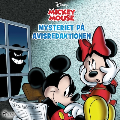 Detektiv Mickey - Mysteriet på avisredaktionen – omslag til lydbogen af Disney