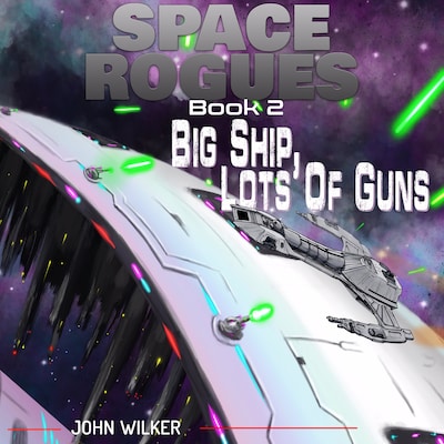 Big Ship, Lots of Guns – omslag til lydbogen af John Wilker