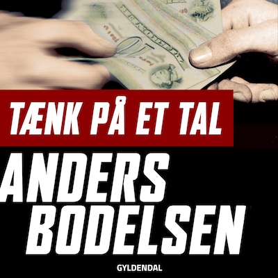 Tænk på et tal – omslag til lydbogen af Anders Bodelsen