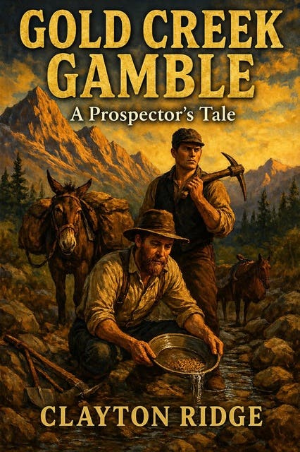 Gold Creek Gamble: A Prospector Tale – omslag til lydbogen af Clayton Ridge