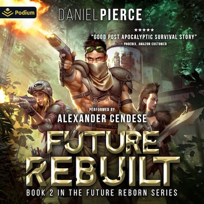 Future Rebuilt – omslag til lydbogen af Daniel Pierce