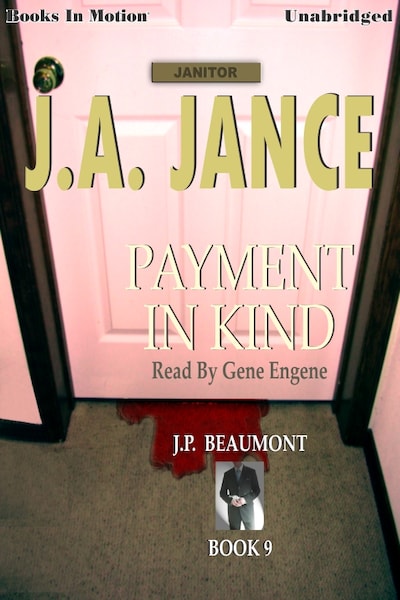 Payment in Kind – omslag til lydbogen af J A Jance