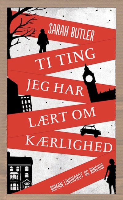 Ti ting jeg har lært om kærlighed – omslag til lydbogen af Sarah Butler