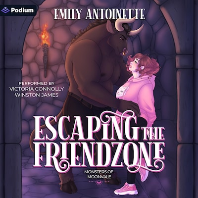 Escaping the Friendzone – omslag til lydbogen af Emily Antoinette