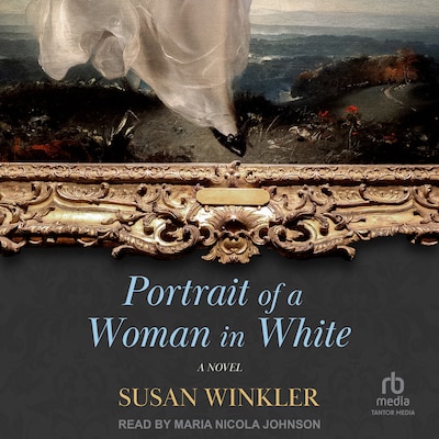 Portrait of a Woman in White – omslag til lydbogen af Susan Winkler