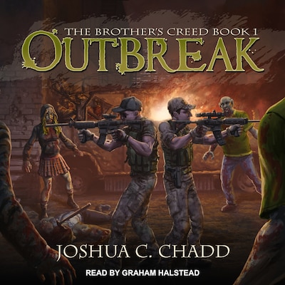 Outbreak – omslag til lydbogen af Joshua C. Chadd