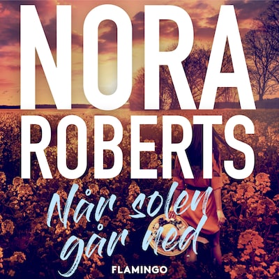 Når solen går ned – omslag til lydbogen af Nora Roberts